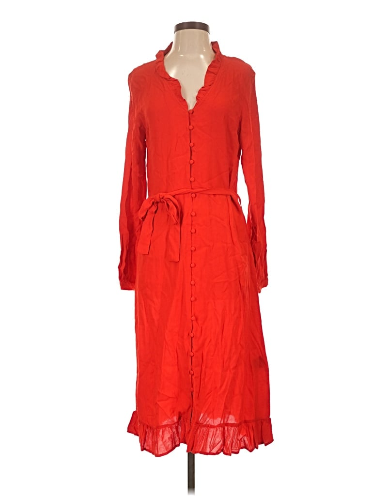 Pre-owned Second Female Casual Dress In Red