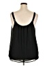 Lane Bryant 100% Polyester Black Sleeveless Blouse Size 18 - photo 2