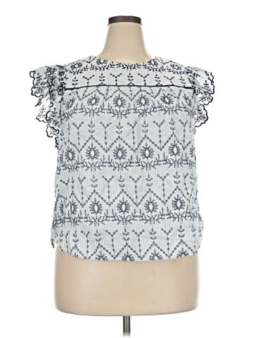 Crown & Ivy Short Sleeve Blouse (view 1)