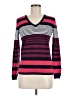 Tommy Hilfiger 100% Cotton Stripes Red Pullover Sweater Size M - photo 1