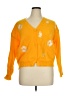 Natori 100% Polyester Yellow Cardigan Size XL - photo 1