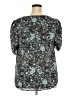 Torrid 100% Polyester Teal Short Sleeve Blouse Size 2X Plus (2) - photo 2