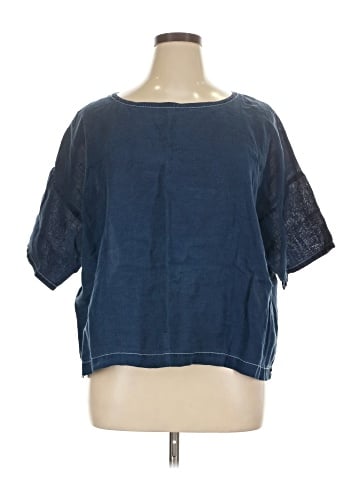 Eileen Fisher Short Sleeve Blouse (view 1)