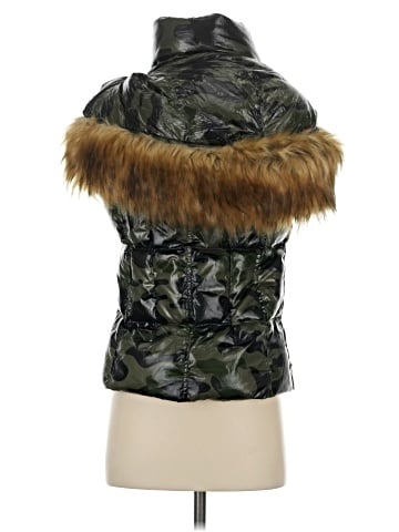 Aqua Faux Fur Vest (view 2)