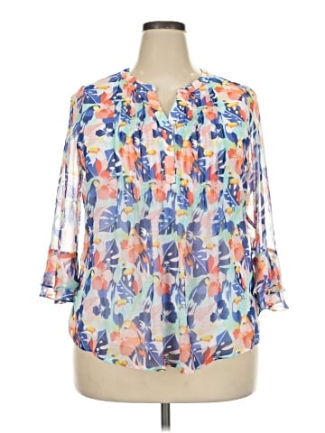 Charter Club 3/4 Sleeve Blouse (view 1)