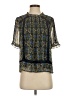 Daniel Rainn 100% Polyester Blue Short Sleeve Blouse Size S - photo 1