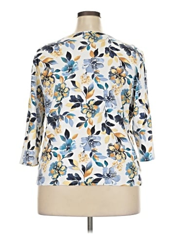 Karen Scott 3/4 Sleeve Blouse (view 2)