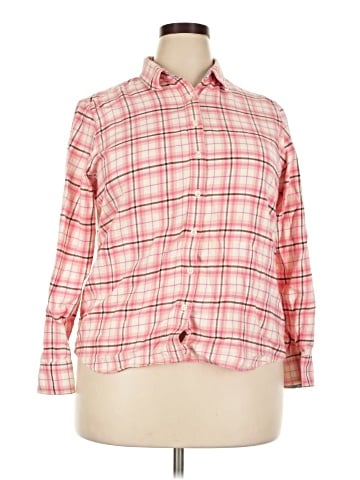 Lands' End Long Sleeve Button-Down Shirt (view 1)