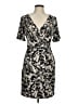 Kaileigh Print Black Cocktail Dress Size M (petite) - photo 1