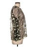 Neiman Marcus Silver Long Sleeve Blouse Size L - photo 4