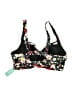 Aqua Eve Floral Black Swimsuit Top Size M - photo 2