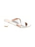 Stuart Weitzman Metallic Silver Sandals Size 7 - photo 1