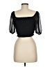 Altar'd State 100% Polyester Black Short Sleeve Top Size M - photo 2
