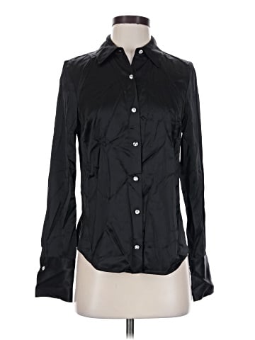 Veronica Beard Long Sleeve Silk Top (view 1)
