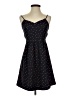 J.Crew 100% Polyester Polka Dots Black Casual Dress Size 0 - photo 1