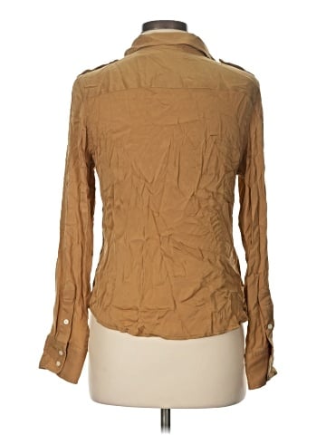 Valerie Stevens Long Sleeve Silk Top (view 2)