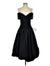 Xscape Solid Black Cocktail Dress Size 4 - photo 1