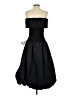 Xscape Solid Black Cocktail Dress Size 4 - photo 2