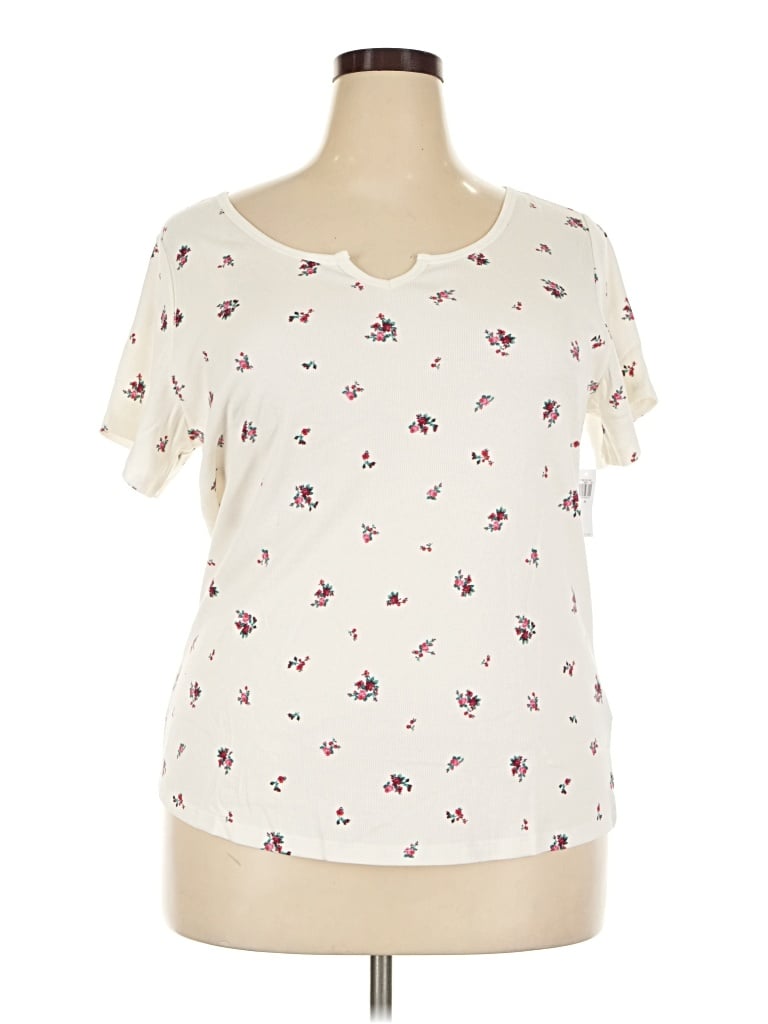 Old Navy Short Sleeve T-shirt In Ivory