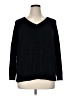 Lucky Brand Black Pullover Sweater Size XL - photo 1
