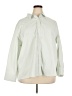 Athleta 100% Polyester Solid Green Long Sleeve Blouse Size 3X - photo 1