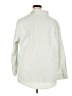 Athleta 100% Polyester Solid Green Long Sleeve Blouse Size 3X - photo 2