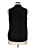 MICHAEL Michael Kors Black Sleeveless Button-Down Shirt Size XL - photo 2