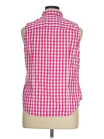J.Crew Factory Store Sleeveless Button-Down Shirt (view 2)