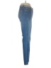 Inc Denim Solid Blue Jeans Size 6 - photo 4