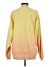 Moon Ryder 100% Cotton Color Block Yellow Pullover Sweater Size S - photo 2