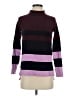 Ann Taylor Stripes Purple Turtleneck Sweater Size S (petite) - photo 1