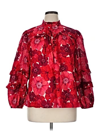 Crown & Ivy 3/4 Sleeve Blouse (view 1)