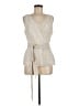 Express 100% Polyester Ivory Sleeveless Blouse Size M - photo 1