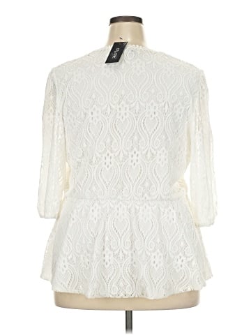 City Chic 3/4 Sleeve Blouse (view 2)