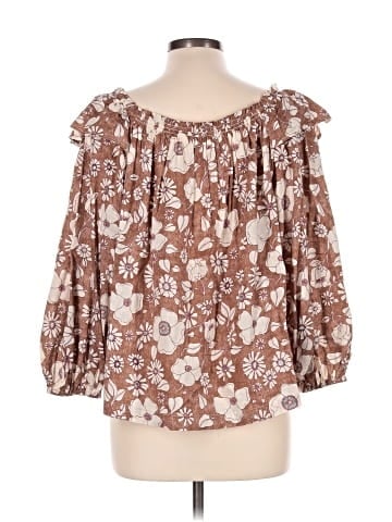Free People 3/4 Sleeve Blouse (view 2)