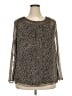 Coldwater Creek 100% Polyester Silver Long Sleeve Blouse Size 2X - photo 1
