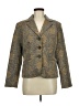 Chico's 100% Polyester Paisley Gold Blazer Size Med (1) - photo 1