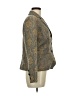 Chico's 100% Polyester Paisley Gold Blazer Size Med (1) - photo 4