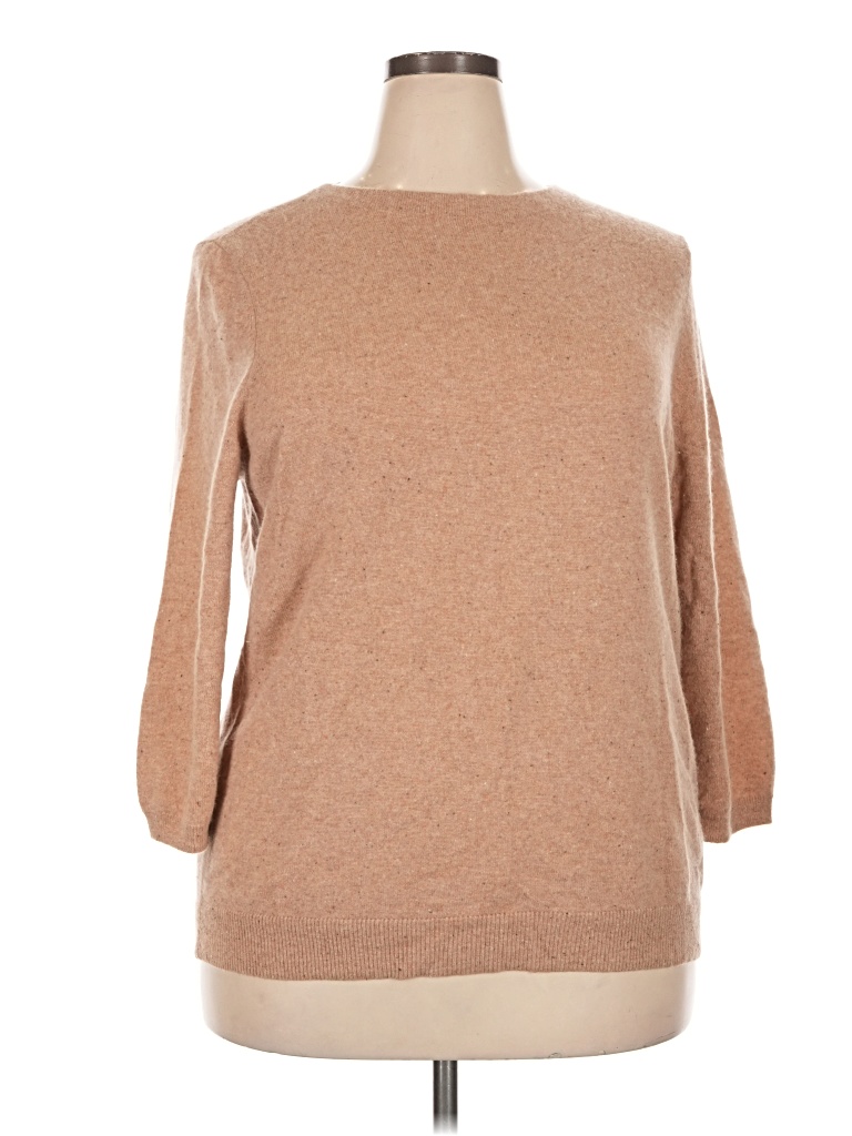 Pre-owned Talbots Pullover Sweater In Tan