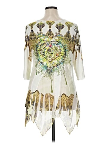 The Pyramid Collection 3/4 Sleeve Blouse (view 2)