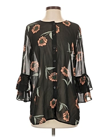 CAbi 3/4 Sleeve Blouse (view 1)