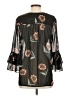 CAbi 100% Polyester Black 3/4 Sleeve Blouse Size S - photo 2