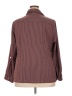 Notations Stripes Burgundy Long Sleeve Blouse Size 2X - photo 2