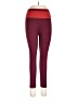 Fabletics Color Block Burgundy Active Pants Size L - photo 1