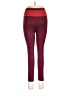 Fabletics Color Block Burgundy Active Pants Size L - photo 2