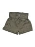 Express 100% Polyester Solid Green Khaki Shorts Size M - photo 1