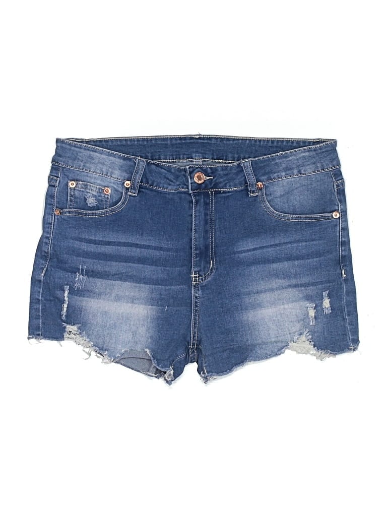Pre-owned Jeans Denim Shorts In Blue