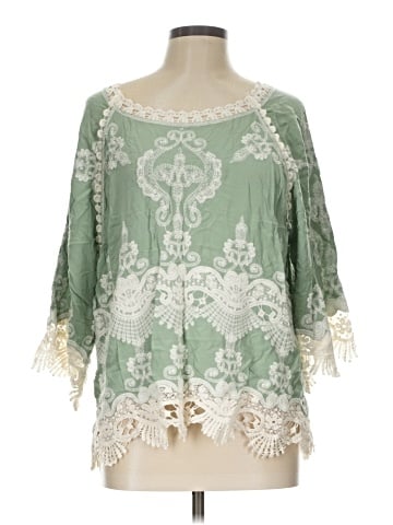 North Style 3/4 Sleeve Blouse (view 1)