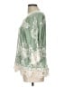 North Style 100% Rayon Green 3/4 Sleeve Blouse Size L - photo 5