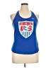 Nike 100% Polyester Blue Tank Top Size XL - photo 1